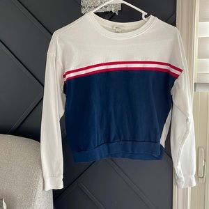Forever 21- Blue red and white sweater
